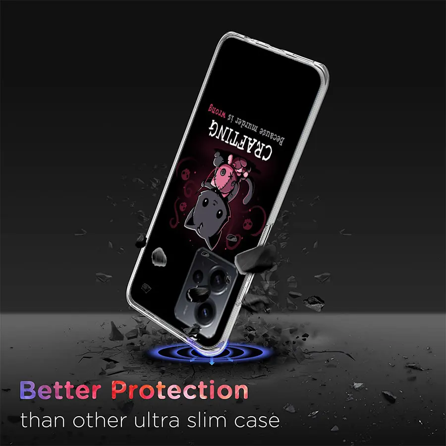 Cat Angel and Cat Demon3 Clear Phone Case For Xiaomi Redmi 12 12C 10 10A 10C 9 9A 9C 9T Note 14 13 12 Pro + Plus 12S TPU Pattern