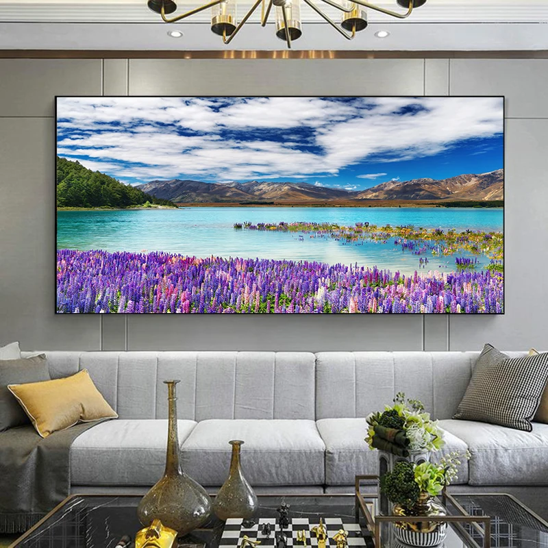 Lake Tekapo New Zealand Landsc - Home Cinema Wall Art recension och pris