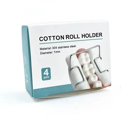 Clip de support de rouleau de coton professionnel, support en acier inoxydable, Autoclavables, matériel d'outil de soins de laboratoire/accessoire de vente chaude 2025