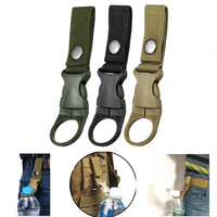 3Pcs Water Bottles Buckle Outdoor Nylon Webbing Tactical Waterbottle Hook Backpack Hanger Belt Bottle Holder Camping Cup Clip