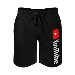 Pantalones cortos de secado rápido con logotipo de Youtube para hombre, Shorts de playa para hombre, pantalones cortos de gimnasio, Youtube, divertidos, lindos, geniales, Tumblr