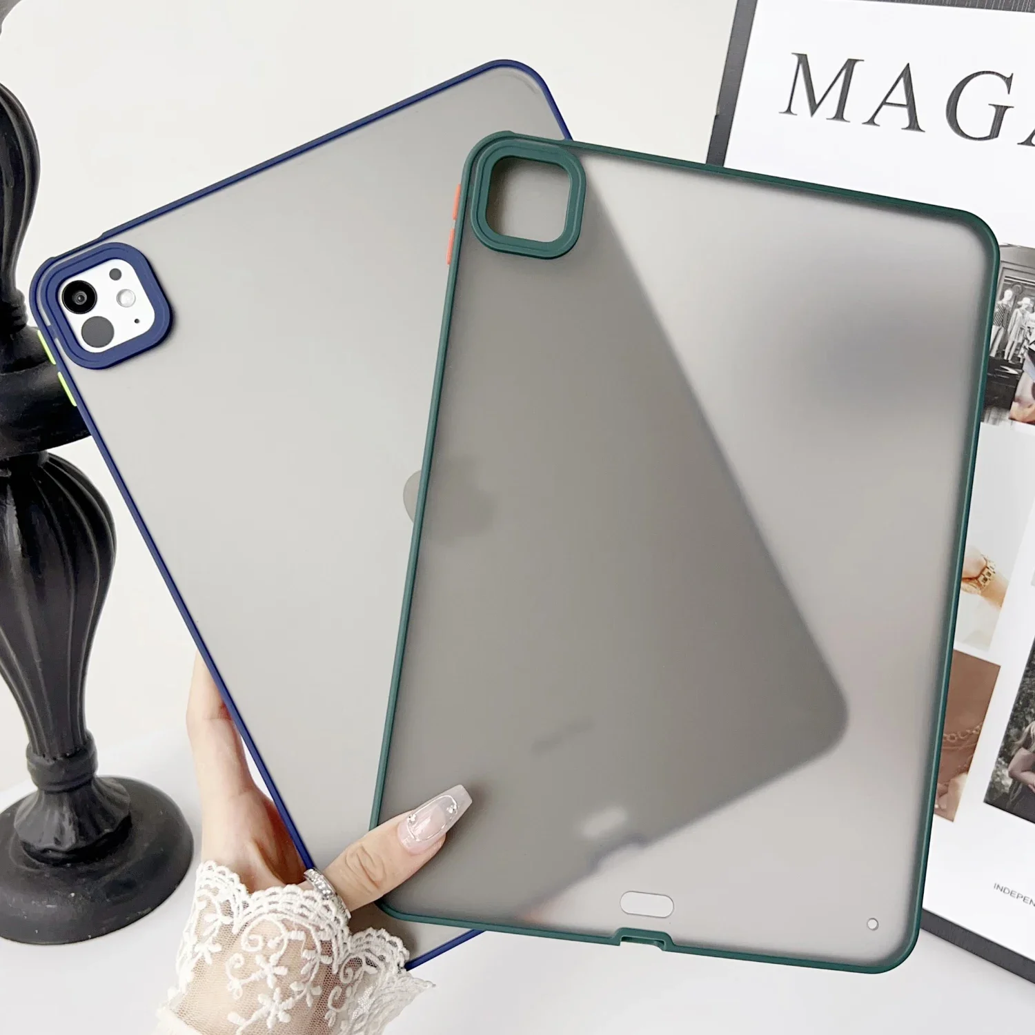 

Чехол для iPad Air 5 4 3 Pro 10,9 11 12,9 13-дюймовый MINI 2025 1 2 6 7 8 9 Чехлы 10-го 11-го поколения Матовый противоударный жесткий чехол