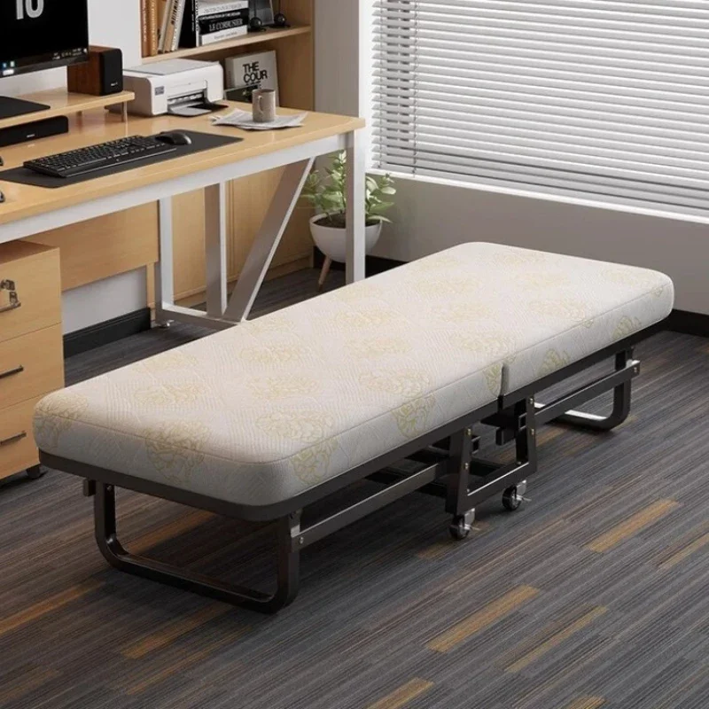 Rollaway Bed Family Single Bed Dormitory Hotel Extra Bed Office Lunch Break Adult Simple Temporary Confinement Sofa Bed