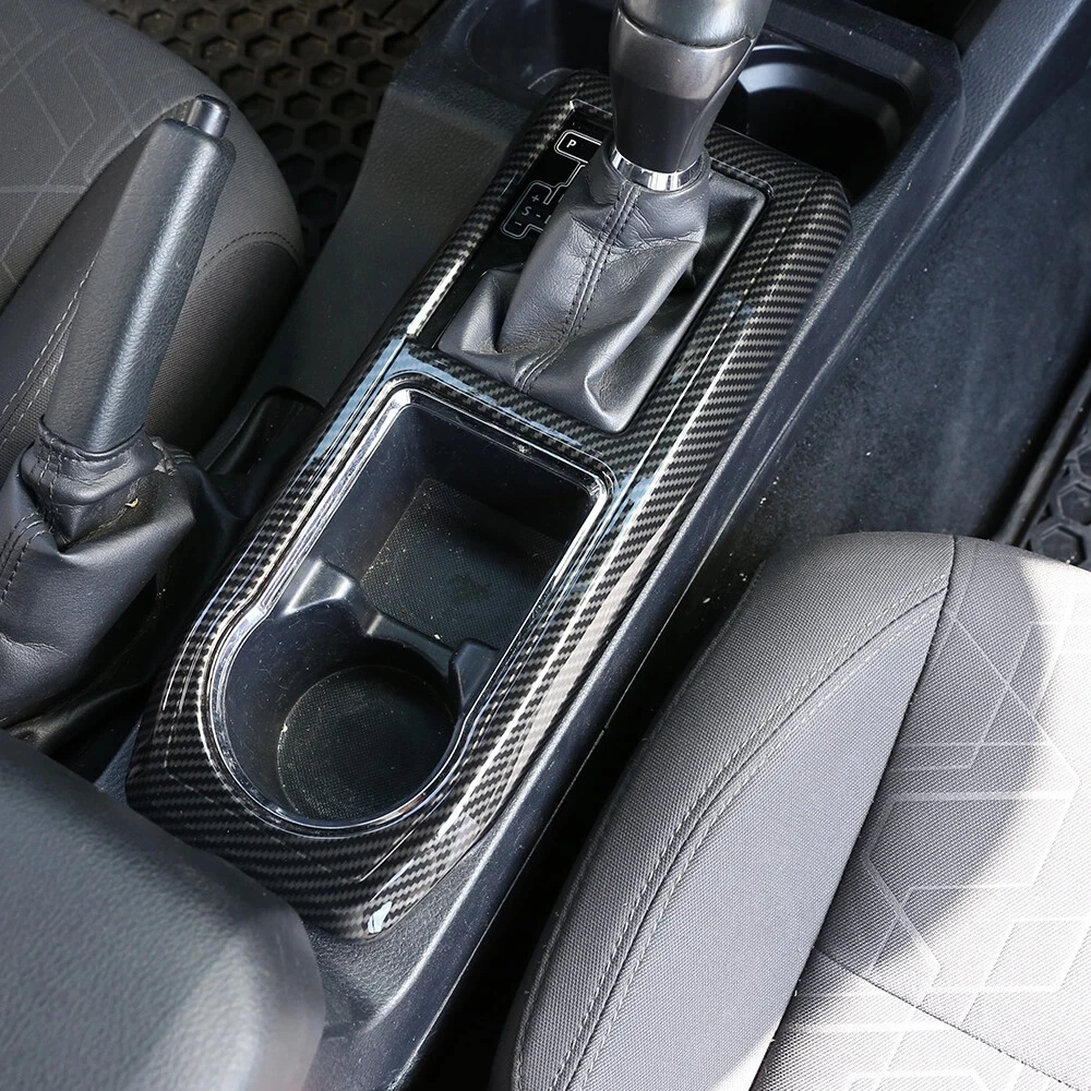 ABS Plastic Shift Panel Cover Mimicking Carbon Fiber Finish for Toyota For Tacoma 2016 2023 Interior Trim Enhancement