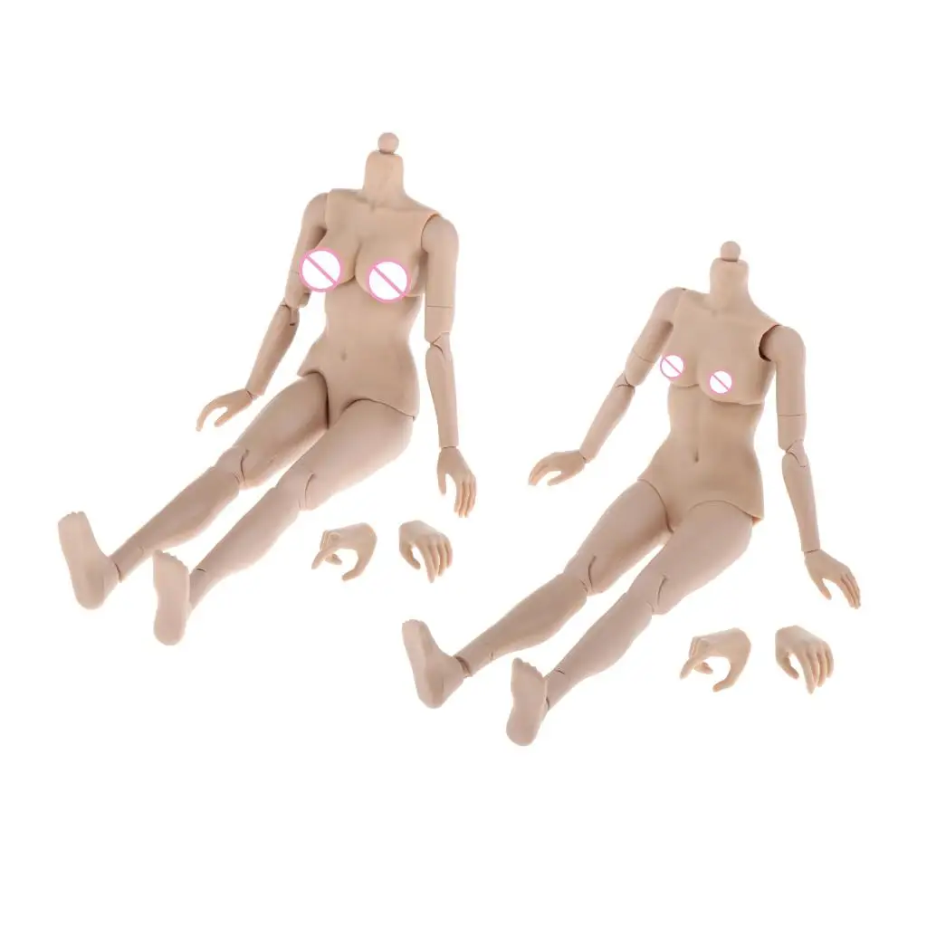 1/6th Scale ยืดหยุ่น Nude หญิงรูปตุ๊กตาของเล่นผิวสําหรับ Kumik HT ตุ๊กตา