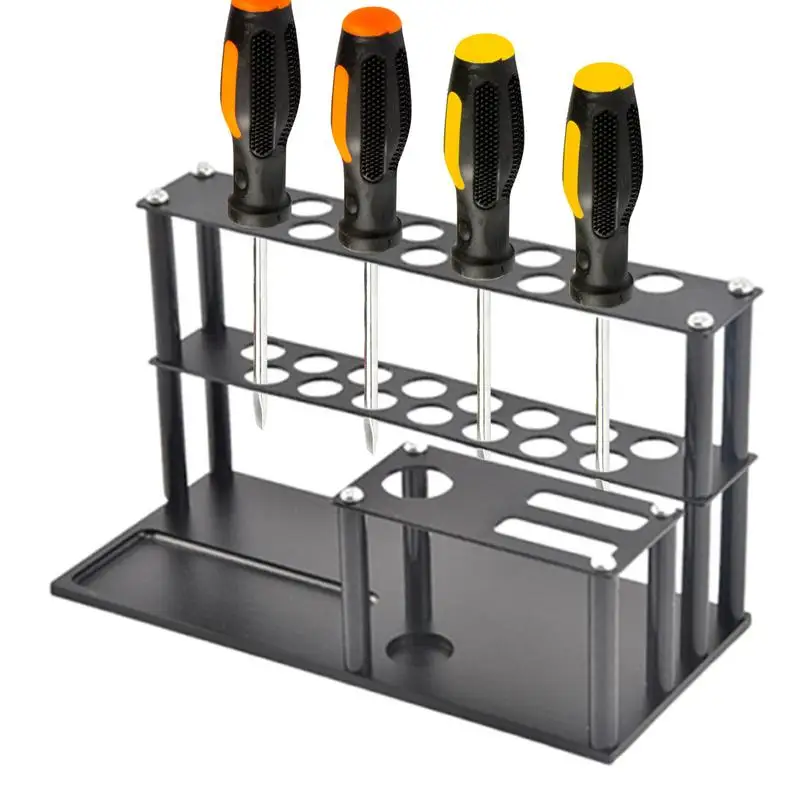 Organizer Tool Holder Rc Tools Stand Model Car Repair Tool Rack Built-in Screw Tray Screwdriver Tool Holder Screw Driver Holders