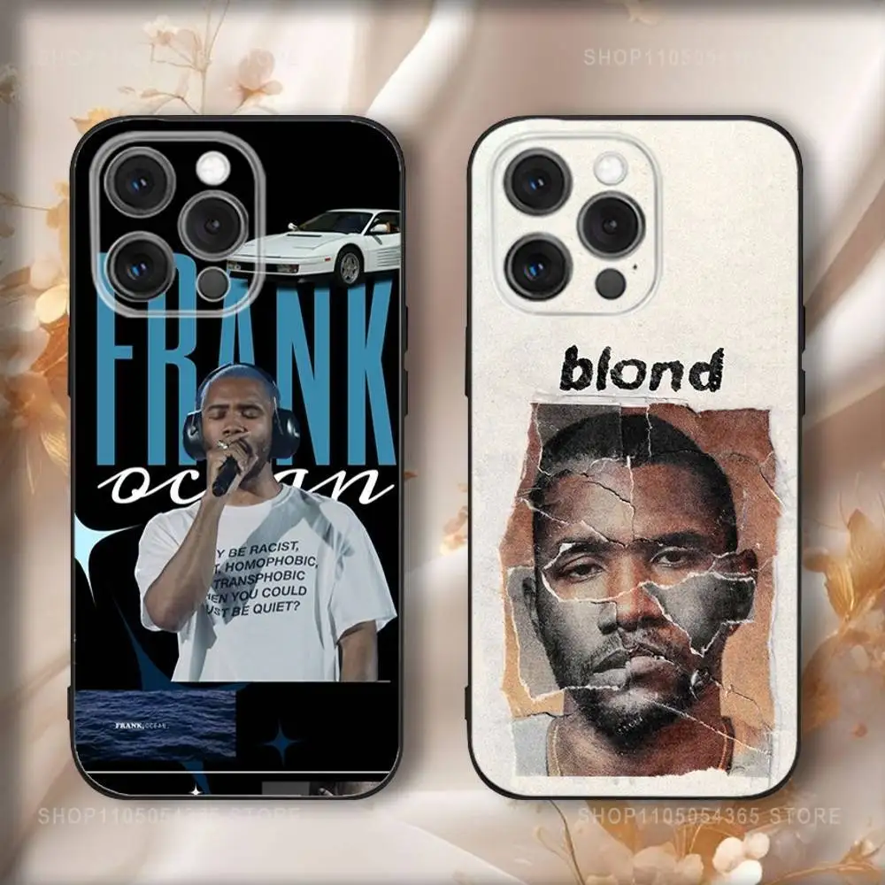 

Singer F-Franks O-Oceans Phone Case For iPhone16,15,14,13,12,11,Pro,Max,Plus,X,XS,SE4,E,Mini,Soft Black Case