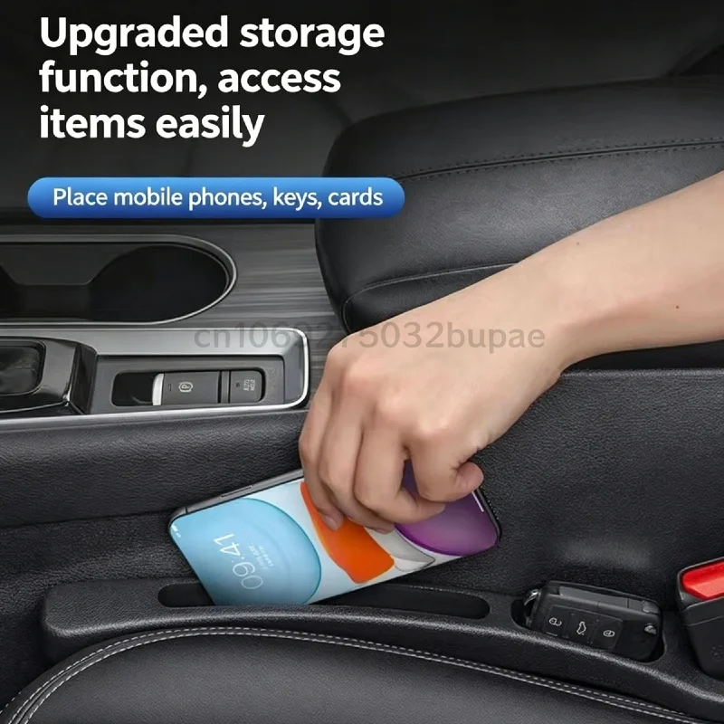 1 Pair Car Seat Gap Stopper, Universal Leak-Proof Storage Strip for Auto Interior, Filler Organizer for Sedan Truck view 3