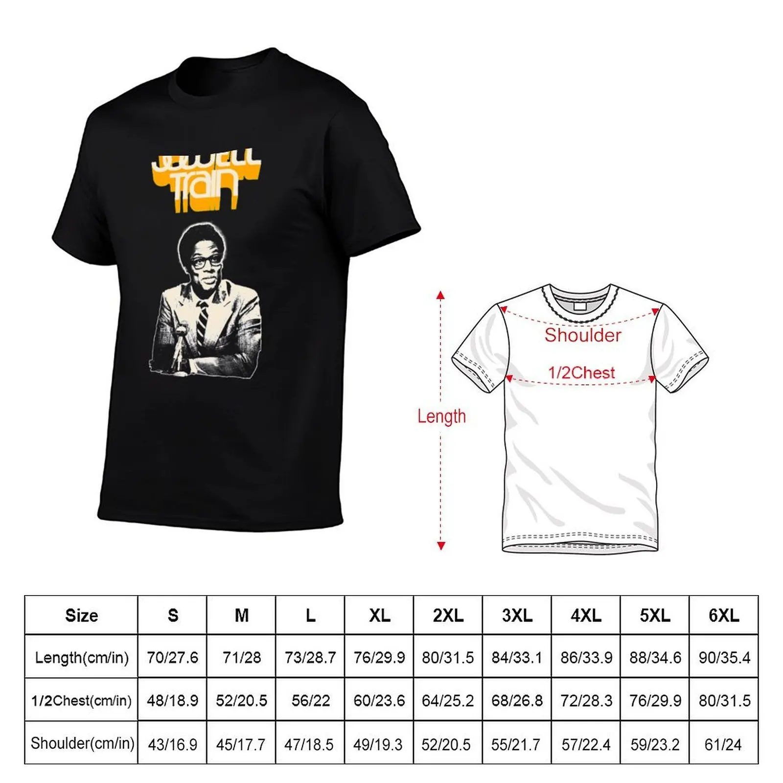 Sowell Train Shirt T-Shirt man clothes graphics mens graphic t-shirts big and tall