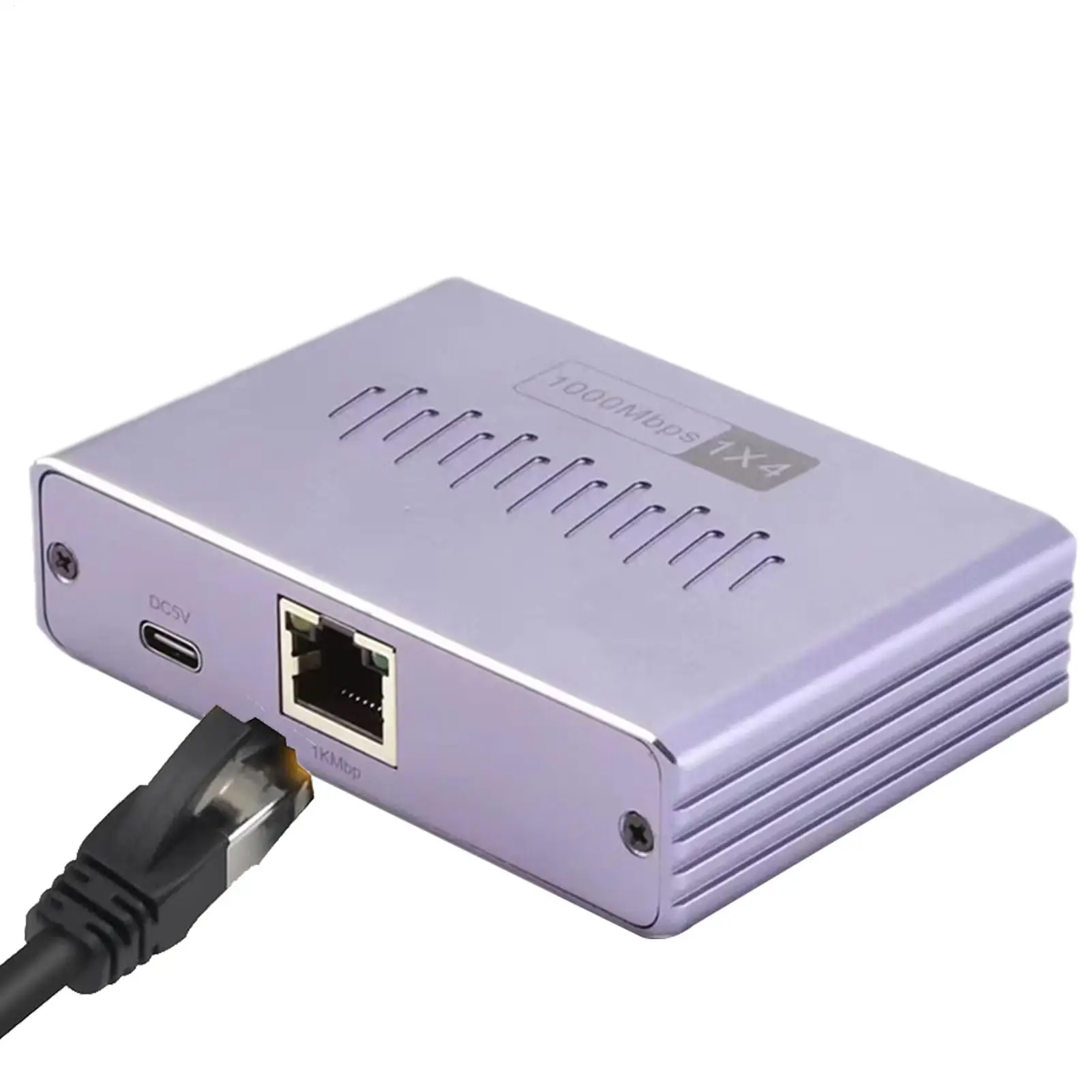 

Network Splitter WiFi Splitter 1 In 4 Out High Speed Gigabit Router Adapter Low-Latency Accessories For Library PC Camera TV Box