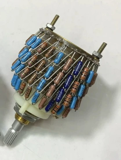 4x24 stepped 100k potentiometer (with dale resistors, quad 100k) four-channel volume potentiometer