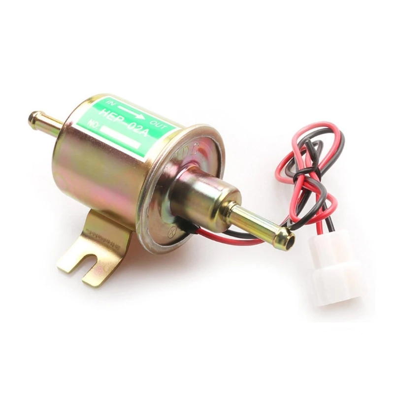 

1pc 12V/24V Low Pressure Gas Fuel Pump Electric Fuel Pump HEP-02A Replacement Oil Pump Auto Modification Accessories