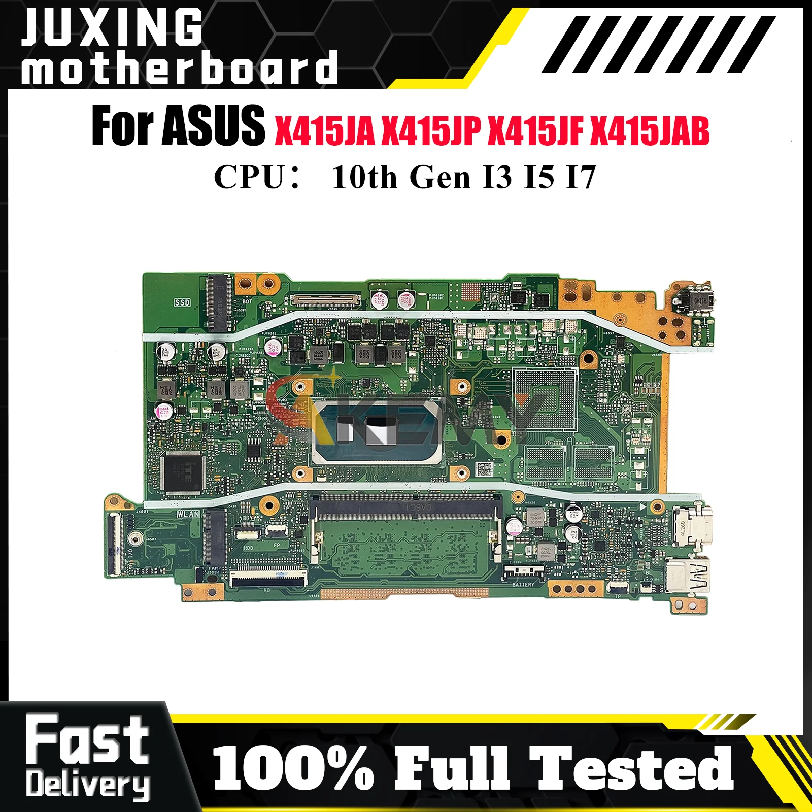 

X415JA Материнская плата для ноутбука ASUS VivoBook A416J X415JP X415JAB X415JF X415J V4200J V5200J X415JA Материнская плата с процессором I3 I5 I7