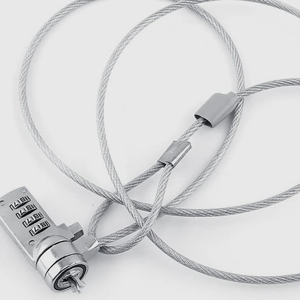 

4- Combination Password Bike Lock Steel Wire Anti-Theft Cycling Security Lock Resettable Code Alloy Steel Body For Bicycle