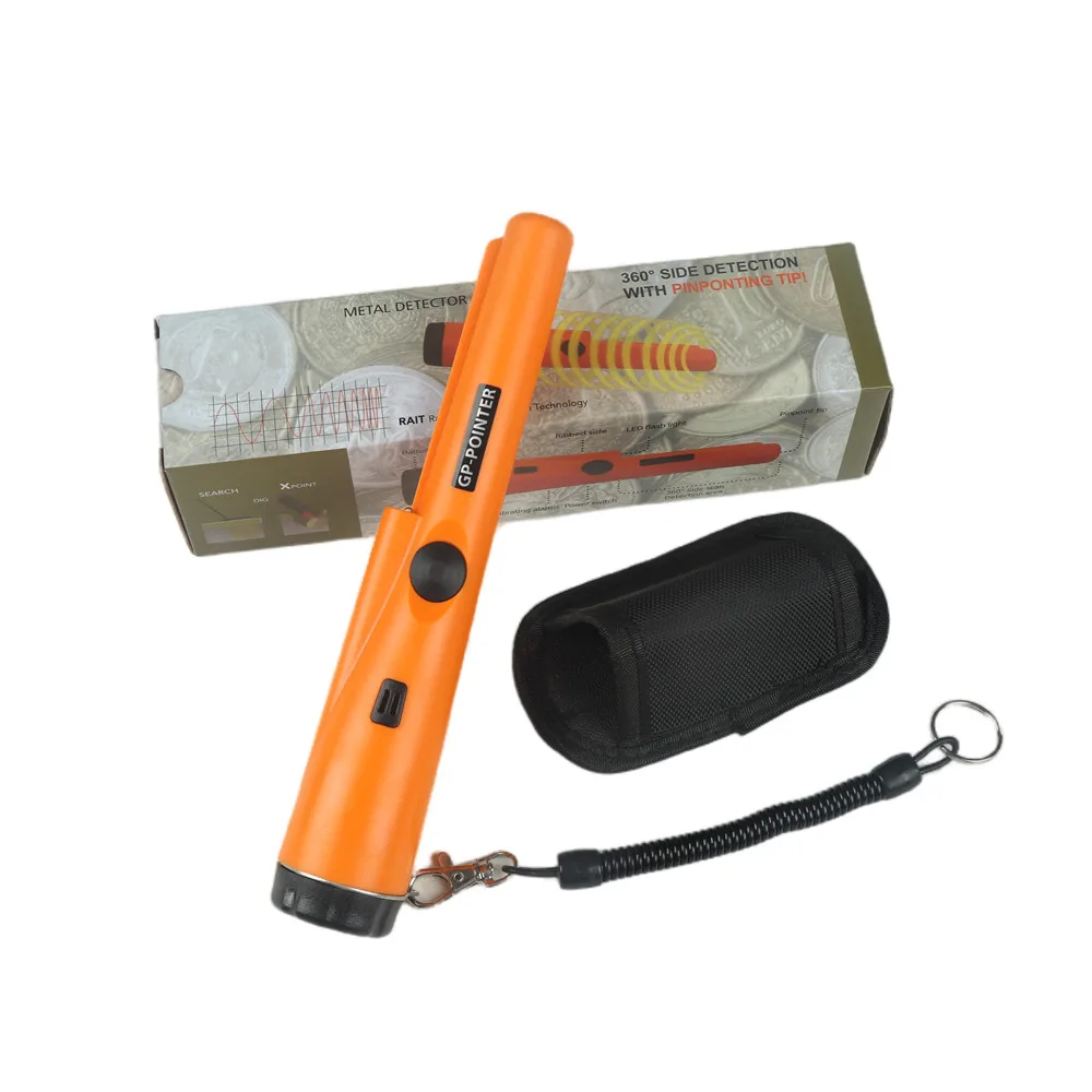 

Partial Waterproof Metal Detector GP-Pointer Handheld Gold Detector Tools Audio And Vibration Alarm Security Scanner Device