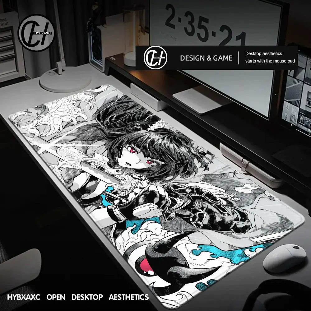

Zenless Zone Zero Hoshimi Miyabi Mouse Pad Gaming Accessories Computer Mousepad Anime ZZZ Keyboard Office Pads Rubber Mouse Mats
