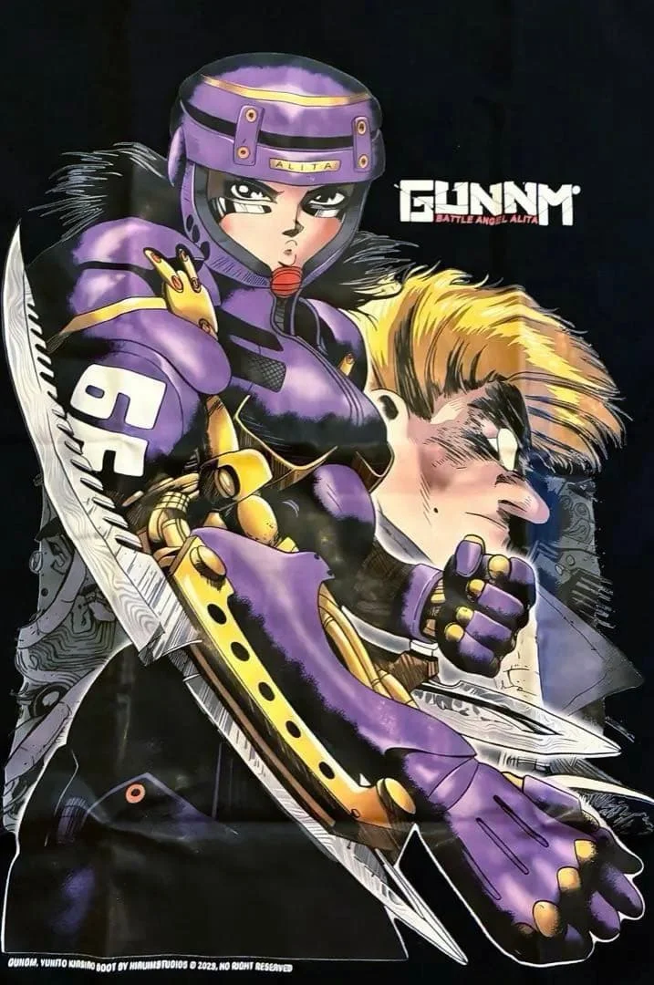 Battle Angel Alita   Gunnm Anime Graphic T-Shirt Cotton Men Women Streetwear Tee