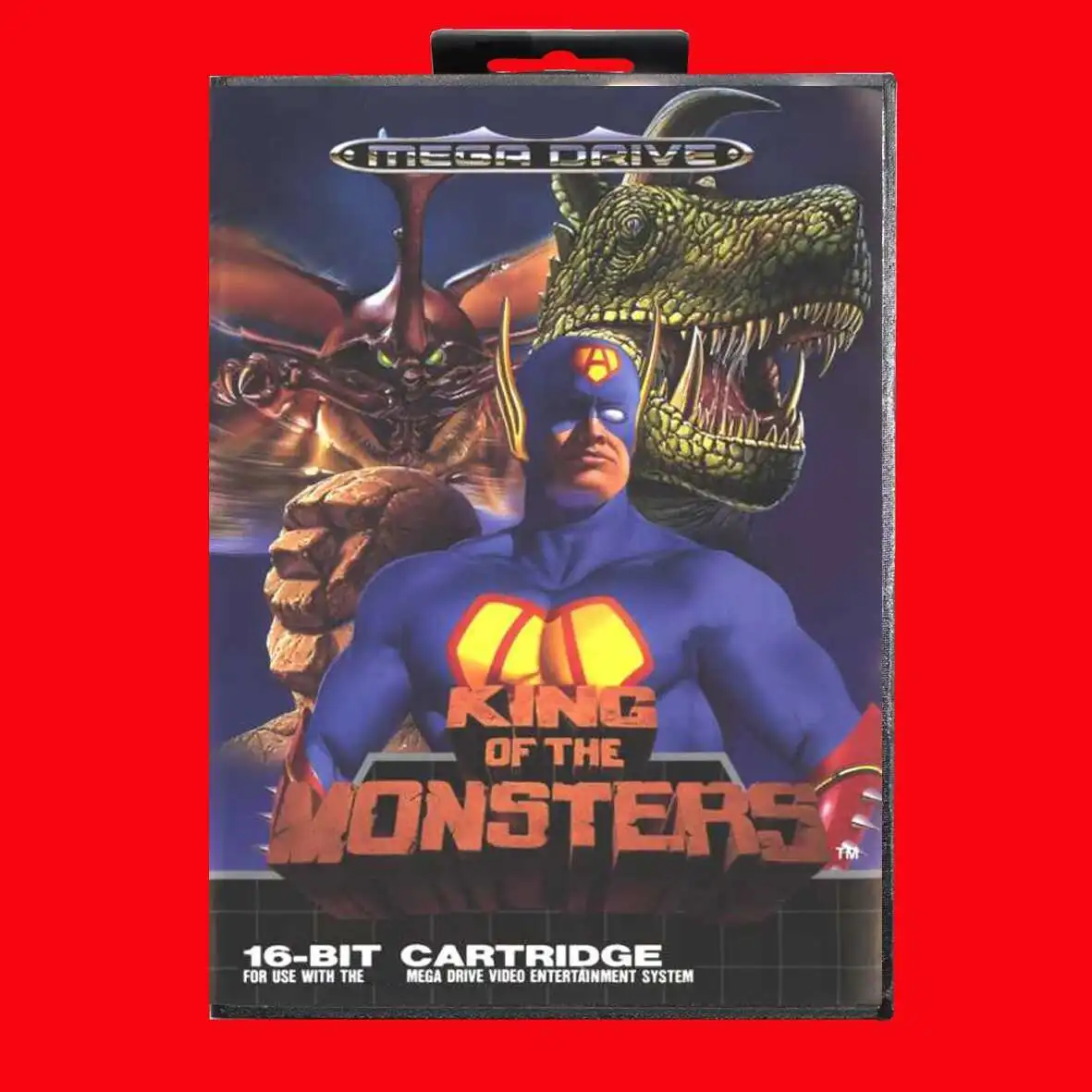 King of monsters 16Bit MD Game Cartridge with EUR Box for Sega Megadrive Genesis Systems