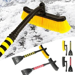 Car Snow Brush Extendable Cleaning Removal Shovel Scraper Winter Auto Brushes Windshield Deicer Remover Tools Wash Defroster