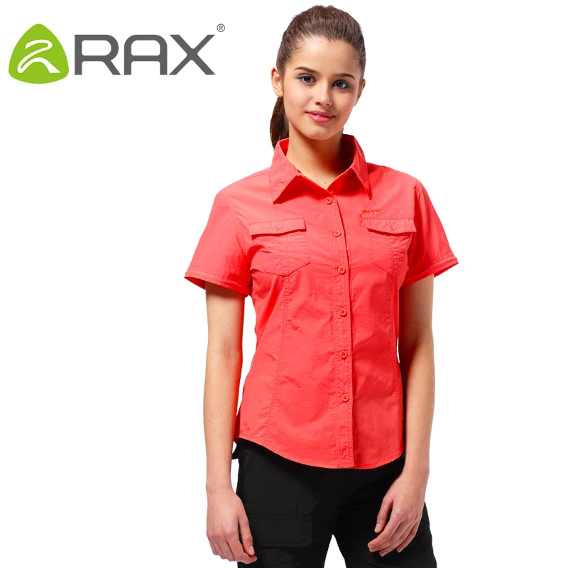 RAX  genuine outdoor quick-drying shirt women\'s UV protection long-sleeved quick-drying shirt quick-drying clothes for men and