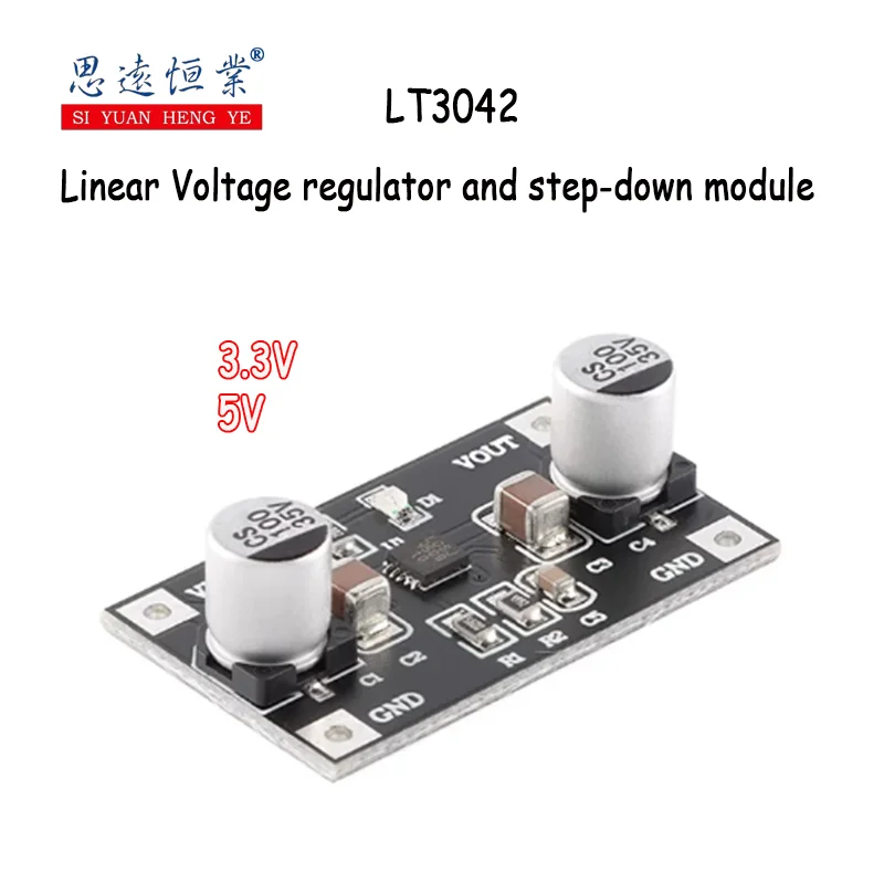 1PCS LT3042 single power linear regulator module, low-noise and low-ripple RF power module