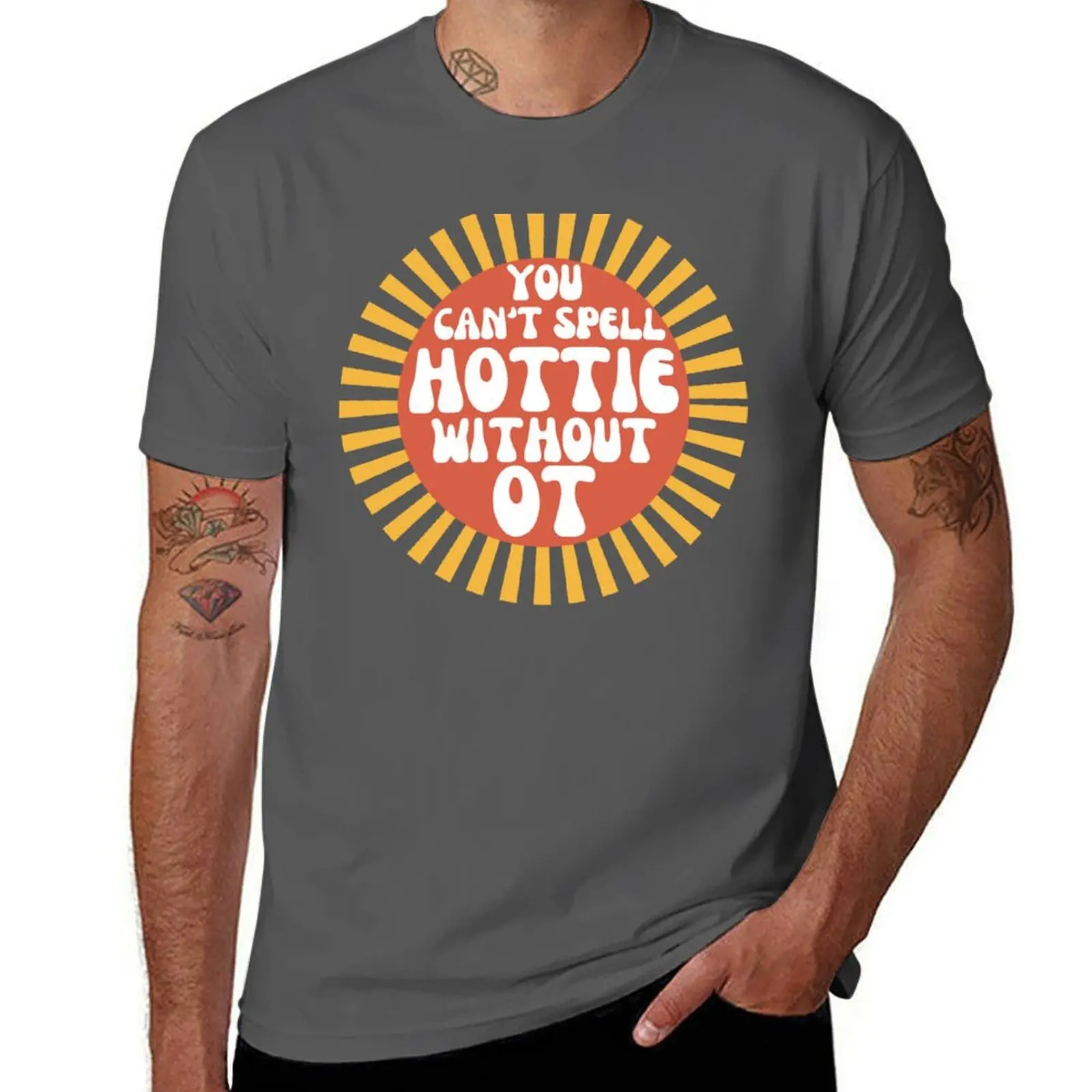 

You can’t spell hottie without OT T-Shirt Work Wear Short Sleeve T-Shirt