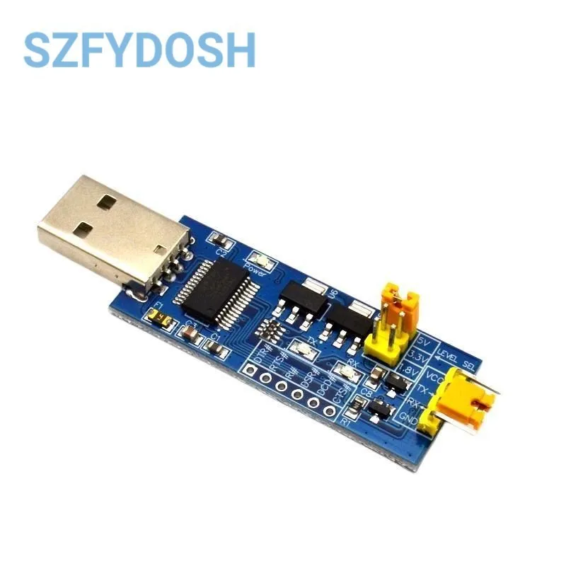 FT232RL serial port module USB to TTL serial port small board 5V 3.3V 1.8V level Download the burn line