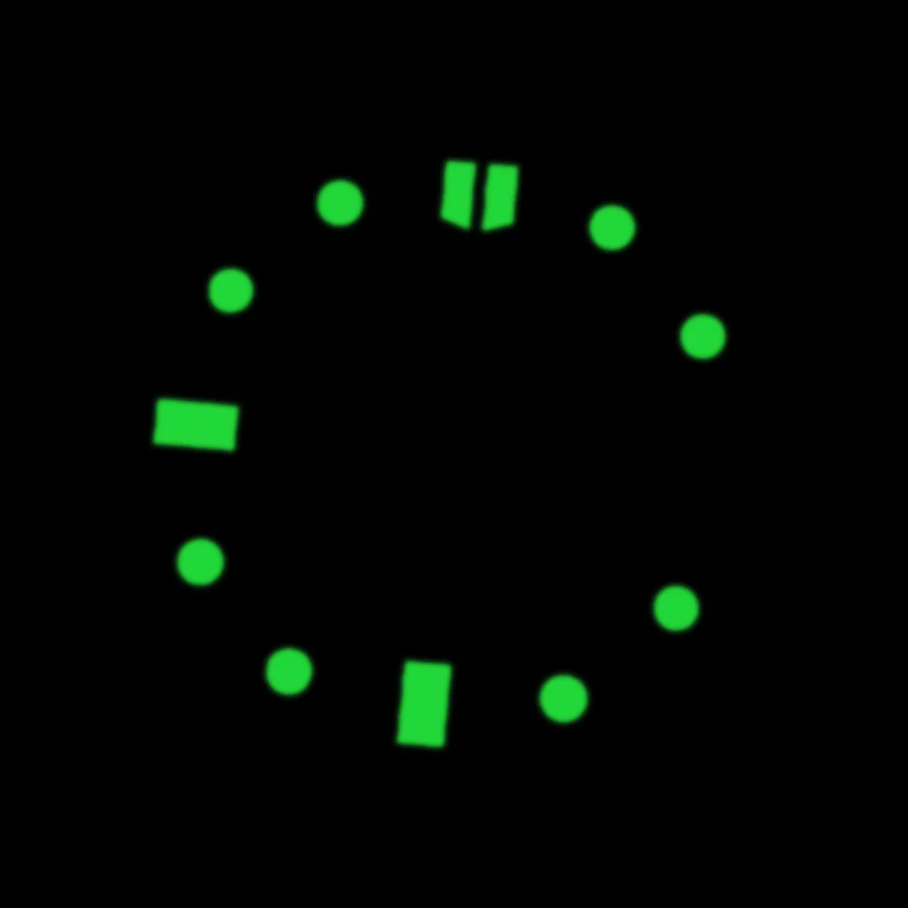 29mm Watch Dial Green Luminous Sterile Dial Fit NH35 NH36 Movement Watch Accessories