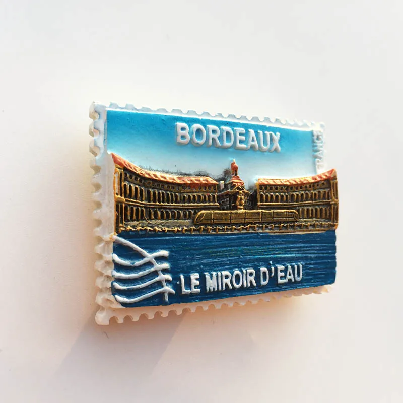 Bordeaux antique architecture Refrigerator stickers Crafts Travel souvenirs gifts Home decor