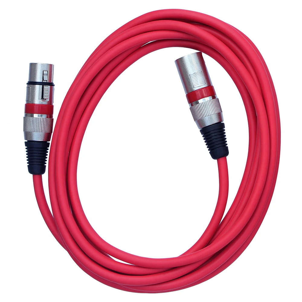 3Pin kabel XLR męski na żeński przedłużacz sygnału Audio Cannon Balance XLR mikrofon Karon Mixe EQ Line