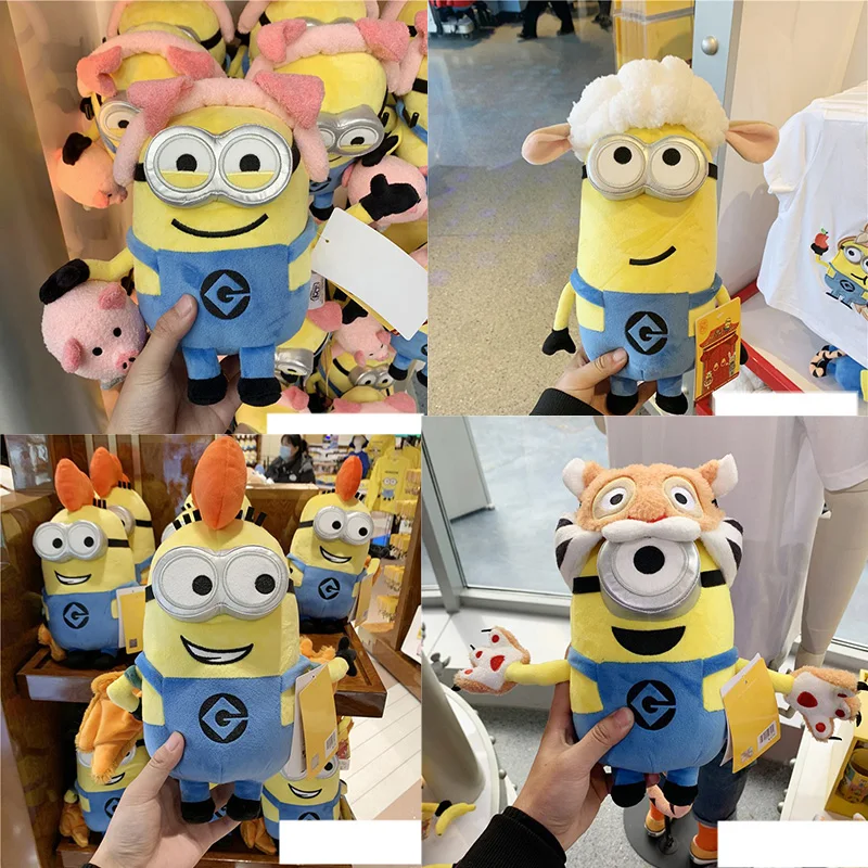 

2024 Despicable Me 4 Plush Doll Toys Super Minions Daddy Minion Stuffed Plush Toy Anime Peripherals Doll Toy Handmade Model Gift