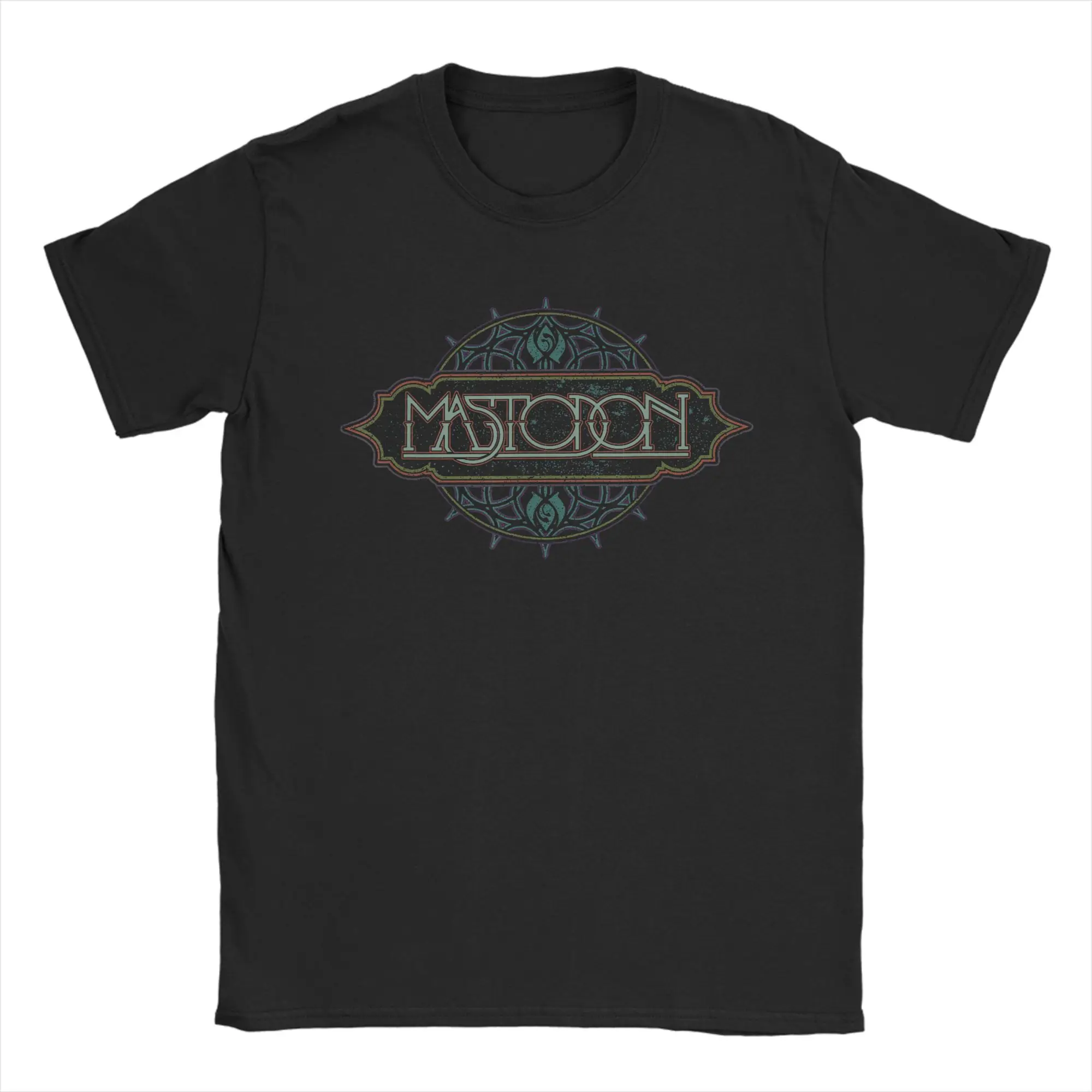 Mastodon Cosmic Logo T-Shirt Summer  Pure Cotton T-Shirts For Male Trending Casual Tshirt Short Sleeve Awesome Clothing