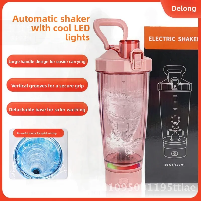 

Автоматическая чашка для смешивания с зарядкой через USB и подсветкой. Портативная электрическая чашка для встряхивания протеинового порошка. Роскошная герметичная круглая форма.