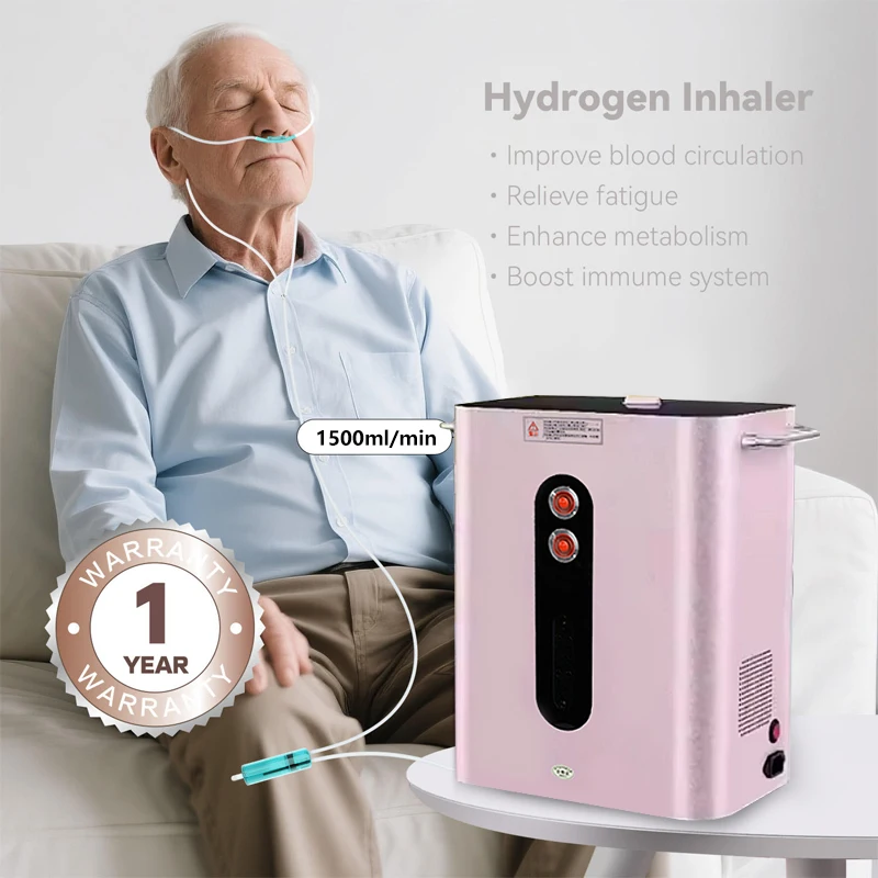 

SPE PEM Hydrogen And Oxygen Inhalation Machine 1800ML Hydrogen Water Generator H2 Molecular Therapy Low Noise Water Purifier