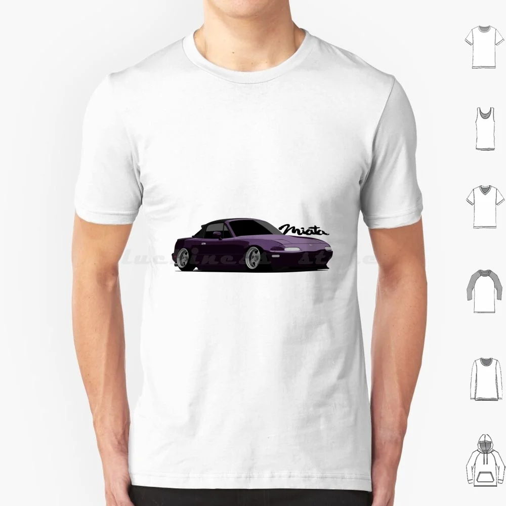 Mazda Miata T Shirt Cotton Men Women Diy Print Mazda Miata Mk1 Mazda Mx5 Miata Mazda Miata Jdm Roadster Car Japanese Automotive