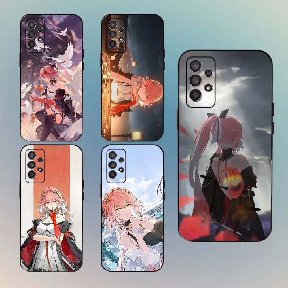 

Game Wuthering Waves Changli Phone Case For Samsung Galaxy A13,A21s,A22,A31,A32,A52,A53,A71,A80,Soft Black Shell