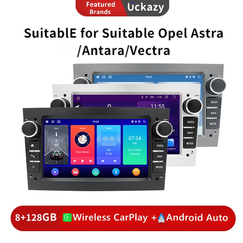 

2 Din Android 13 Car Radio Multimedia For Opel Astra H G J Antara vectra c b Vivaro astra H corsa c d zafira b Carplay GPS Navi