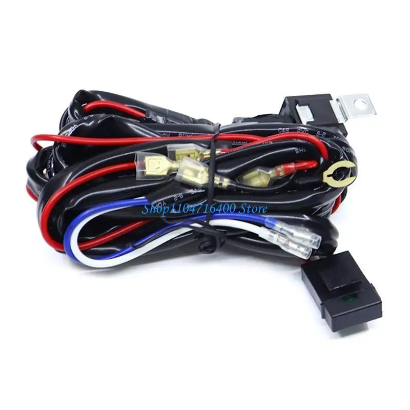 

y1gd 12V/24V Wiring Harness Extension for LED Work Light Bar Led Lamp Off-Road Lights Driving Fog Light