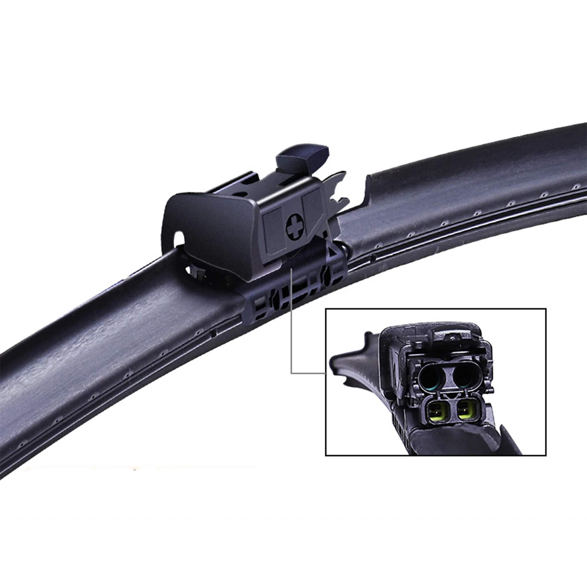 

Heated Water Spray Wipers Factory 25+23 Inches Rubber Windshield Wiper for S/GLE 2014+