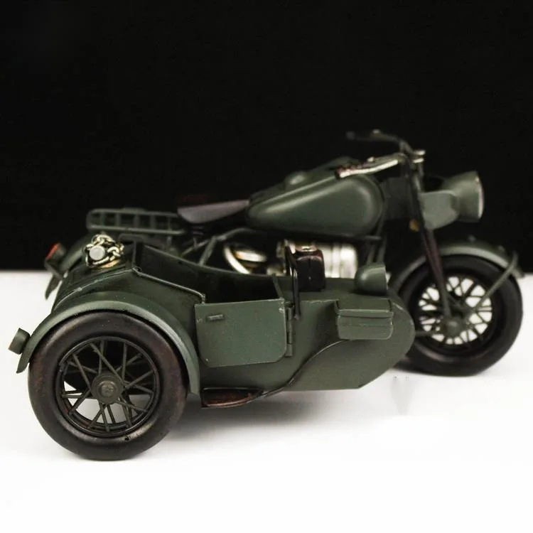 

1/12 New Arrival Special Price Diecast Metal 1940 German R75 Motorcycle Model Furniture Display Collection Gift Toys Children