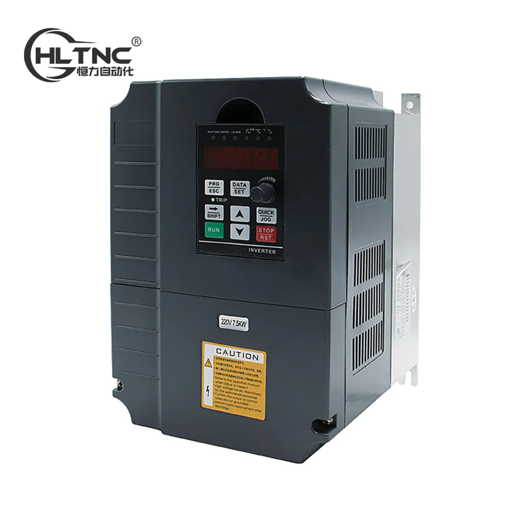 HY Huanyang GT Series 220v 380v 5.5KW 7.5KW Vector Inverter Variable Frequency Drive VFD 1HP Input 3HP Output CNC spindle Driver