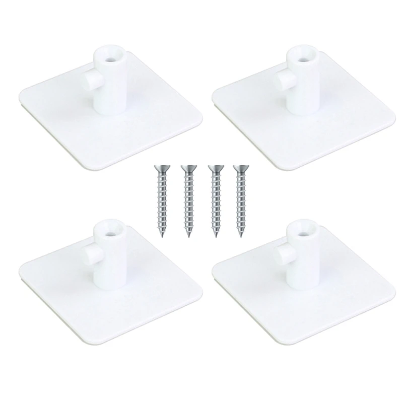 4Pcs Stand Mixer Attachment Holders with Screws Mixer Accessory Hanger Stand Replacement Part Space Saving 918D