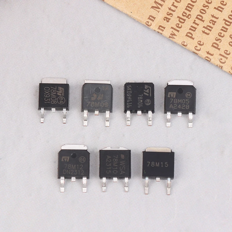 10pcs CJ78M05 78M06 78M08 78M09 78M10 78M12 78M15 L78M05CDT TO-252 Computer Accessories