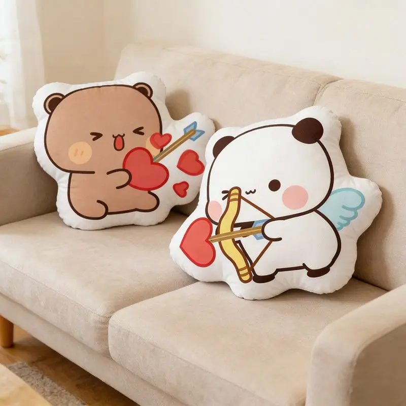 

Cute Cartoon Bubu Dudu Plush Pillows Soft Kawaii Yier Panda Throw Pillow Sofa Ornament Sleeping Companion Pillow for Child Gifts