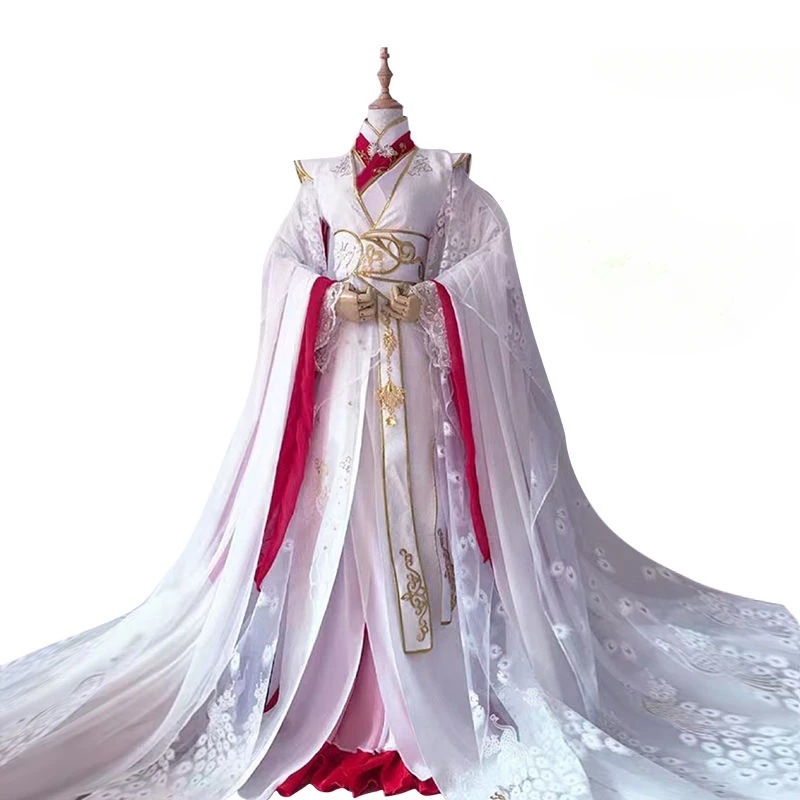 Xie Lian Yue Shen Cosplay Costume Tian Guan Ci Fu Platinum Peacock Cosplay Costmes All for Halloween Christmas Fancy Party Dress