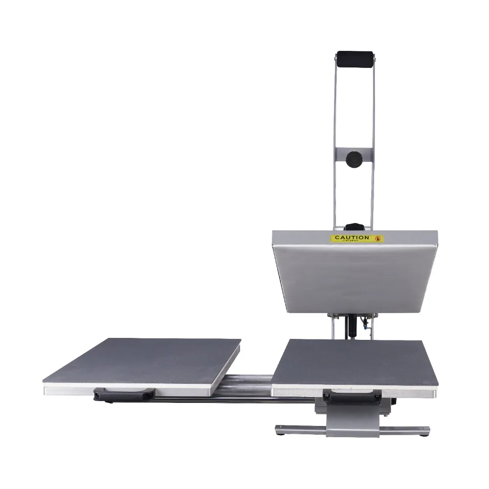 16 X 24 반자동 열 프레스 기계, 열전사 듀얼 플래튼 클램쉘 승화 티셔츠 홈 DIY 자동 개방 LCD 제어