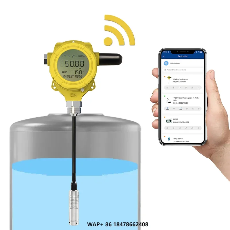 Holykell OEM GPRS Wireless Pressure Sensor,Wireless Water Level and Fuel Level Sensor