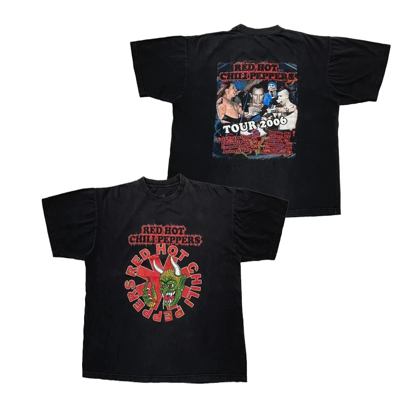 1991 Blood Sugar Sex Magik Album Red Hot Chili Peppers Band T-Shirt Cotton Graphic Tee Men Women Summer Streetwear
