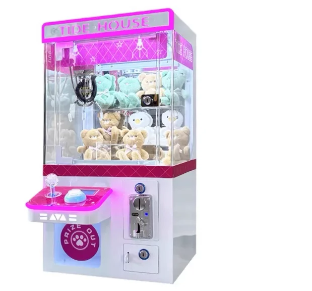 

Internet Celebrity Claw Machine, Small Home and Commercial Use, Coin-Operated Mini Candy Gashapon Toy, Medium Size