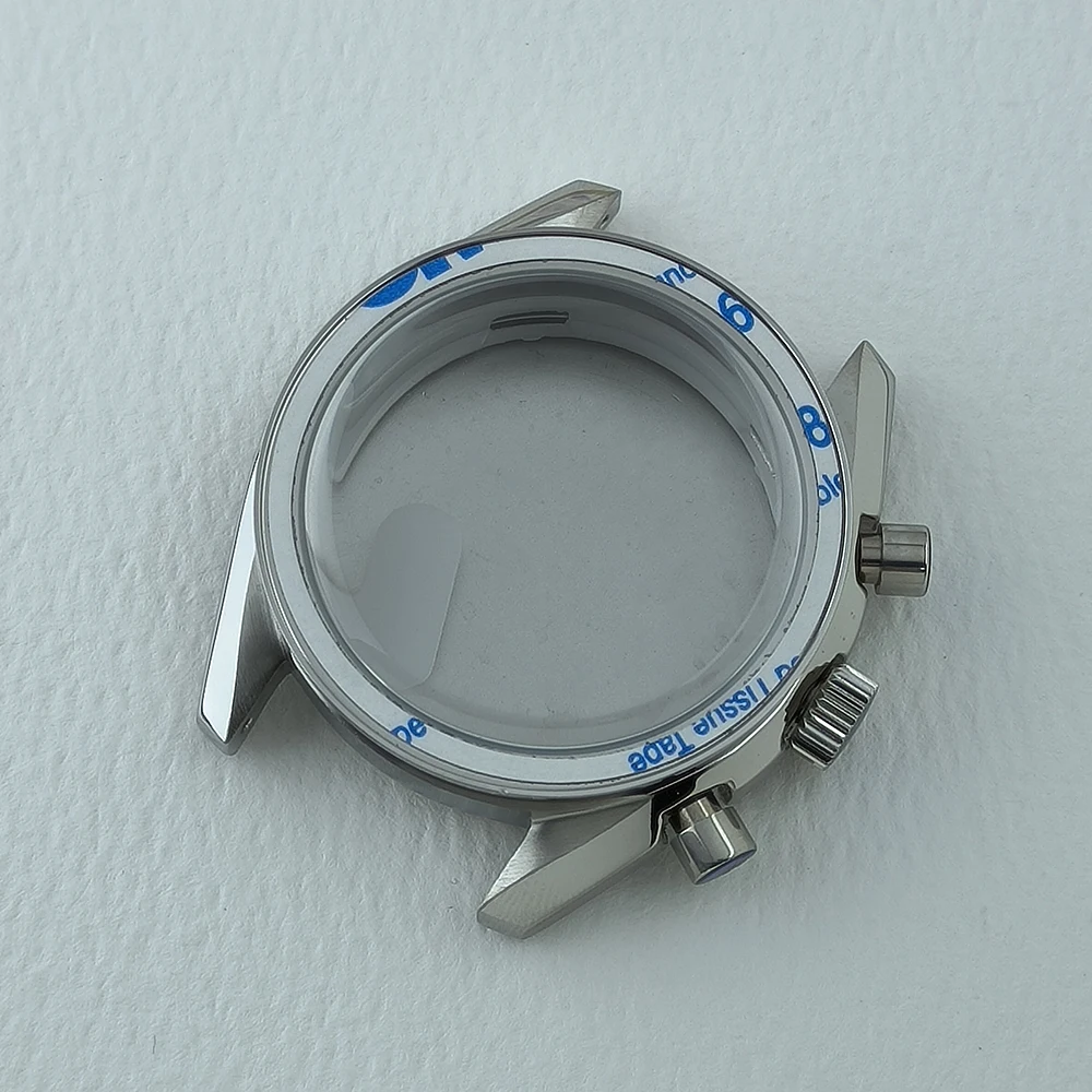 VK64 case 40mm men's watch stainless steel case custom logo suitable for VK64 movement watch accessories
